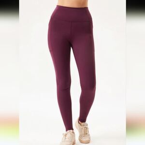 Girlfriend Collective Compressive Pocket Legging Plum Size S